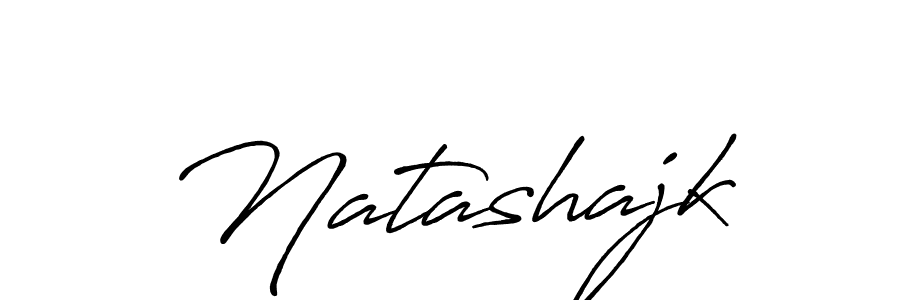 Also we have Natashajk name is the best signature style. Create professional handwritten signature collection using Antro_Vectra_Bolder autograph style. Natashajk signature style 7 images and pictures png