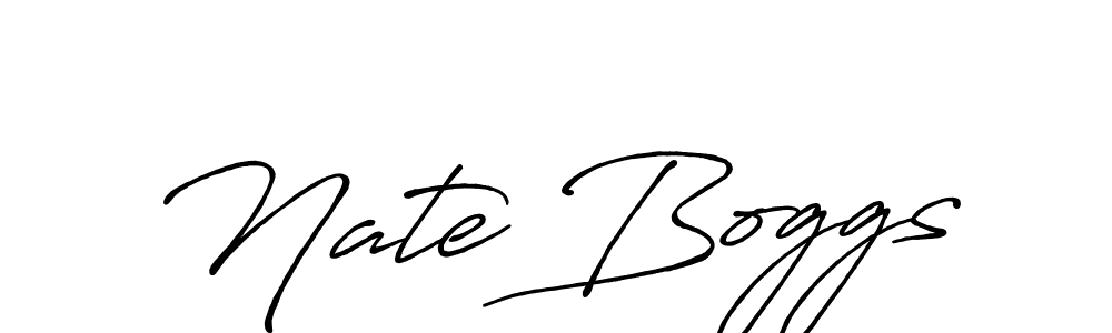 Design your own signature with our free online signature maker. With this signature software, you can create a handwritten (Antro_Vectra_Bolder) signature for name Nate Boggs. Nate Boggs signature style 7 images and pictures png