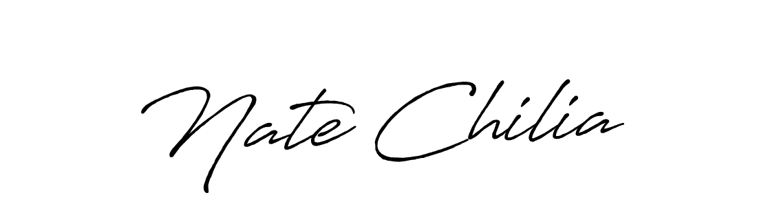 Make a beautiful signature design for name Nate Chilia. Use this online signature maker to create a handwritten signature for free. Nate Chilia signature style 7 images and pictures png