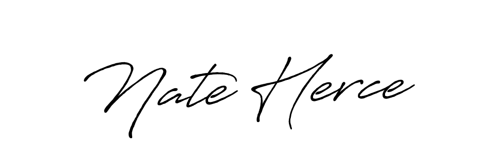 Create a beautiful signature design for name Nate Herce. With this signature (Antro_Vectra_Bolder) fonts, you can make a handwritten signature for free. Nate Herce signature style 7 images and pictures png