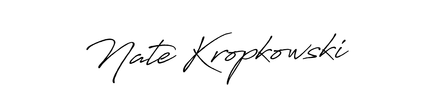 Once you've used our free online signature maker to create your best signature Antro_Vectra_Bolder style, it's time to enjoy all of the benefits that Nate Kropkowski name signing documents. Nate Kropkowski signature style 7 images and pictures png