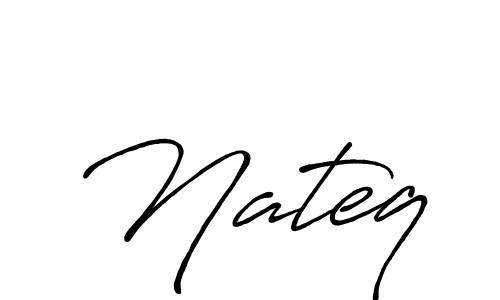 Once you've used our free online signature maker to create your best signature Antro_Vectra_Bolder style, it's time to enjoy all of the benefits that Nateq name signing documents. Nateq signature style 7 images and pictures png