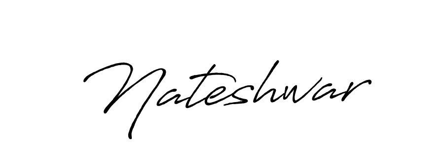 Design your own signature with our free online signature maker. With this signature software, you can create a handwritten (Antro_Vectra_Bolder) signature for name Nateshwar. Nateshwar signature style 7 images and pictures png