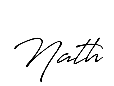 It looks lik you need a new signature style for name Nath. Design unique handwritten (Antro_Vectra_Bolder) signature with our free signature maker in just a few clicks. Nath signature style 7 images and pictures png