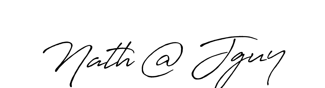Similarly Antro_Vectra_Bolder is the best handwritten signature design. Signature creator online .You can use it as an online autograph creator for name Nath @ Jguy. Nath @ Jguy signature style 7 images and pictures png