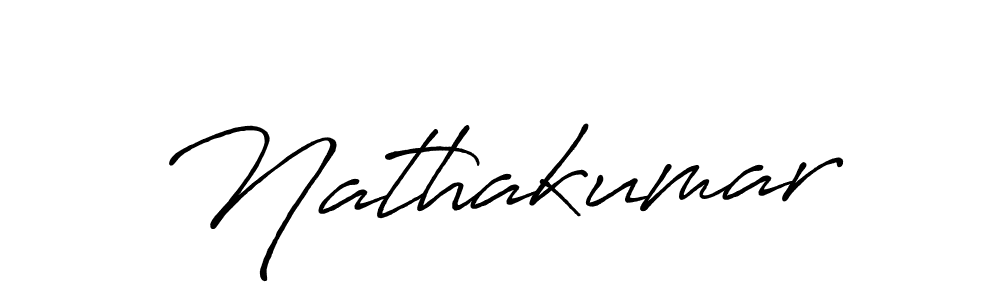 Create a beautiful signature design for name Nathakumar. With this signature (Antro_Vectra_Bolder) fonts, you can make a handwritten signature for free. Nathakumar signature style 7 images and pictures png