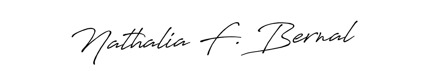 Also we have Nathalia F. Bernal name is the best signature style. Create professional handwritten signature collection using Antro_Vectra_Bolder autograph style. Nathalia F. Bernal signature style 7 images and pictures png