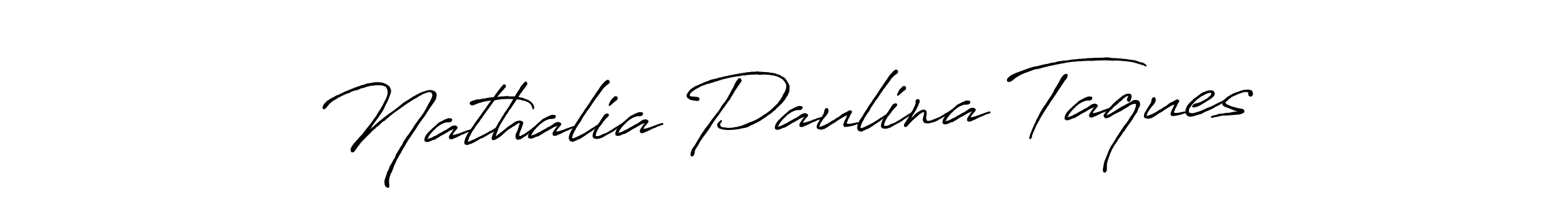 Use a signature maker to create a handwritten signature online. With this signature software, you can design (Antro_Vectra_Bolder) your own signature for name Nathalia Paulina Taques. Nathalia Paulina Taques signature style 7 images and pictures png