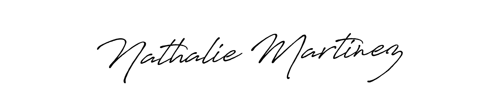 Make a beautiful signature design for name Nathalie Martinez. With this signature (Antro_Vectra_Bolder) style, you can create a handwritten signature for free. Nathalie Martinez signature style 7 images and pictures png