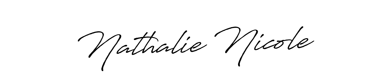 Antro_Vectra_Bolder is a professional signature style that is perfect for those who want to add a touch of class to their signature. It is also a great choice for those who want to make their signature more unique. Get Nathalie Nicole name to fancy signature for free. Nathalie Nicole signature style 7 images and pictures png