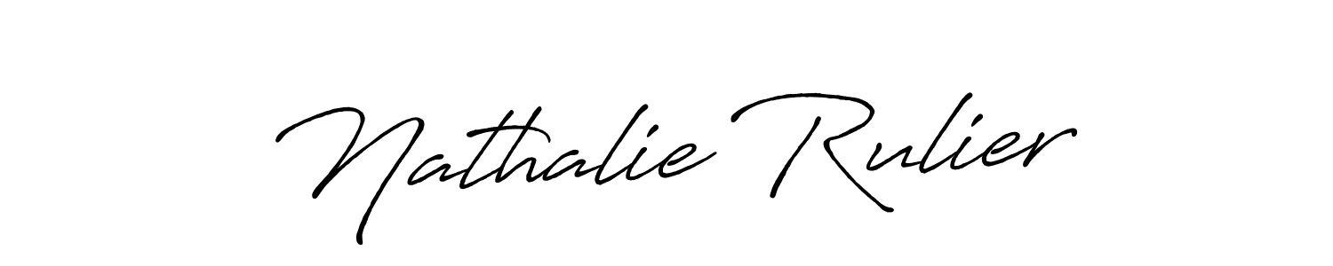 It looks lik you need a new signature style for name Nathalie Rulier. Design unique handwritten (Antro_Vectra_Bolder) signature with our free signature maker in just a few clicks. Nathalie Rulier signature style 7 images and pictures png