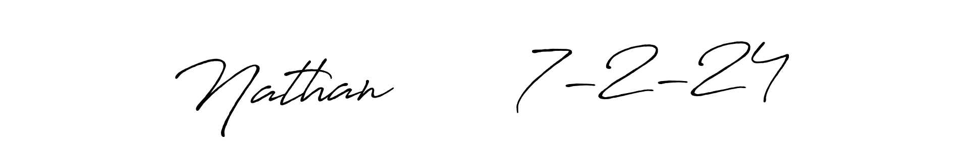 You should practise on your own different ways (Antro_Vectra_Bolder) to write your name (Nathan       7-2-24) in signature. don't let someone else do it for you. Nathan       7-2-24 signature style 7 images and pictures png