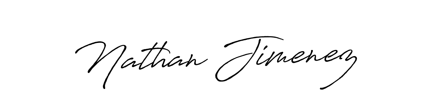 Design your own signature with our free online signature maker. With this signature software, you can create a handwritten (Antro_Vectra_Bolder) signature for name Nathan Jimenez. Nathan Jimenez signature style 7 images and pictures png