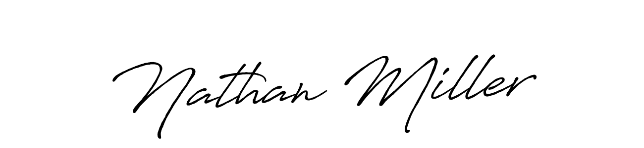 Also we have Nathan Miller name is the best signature style. Create professional handwritten signature collection using Antro_Vectra_Bolder autograph style. Nathan Miller signature style 7 images and pictures png