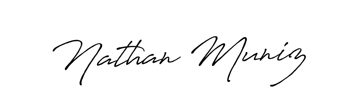 Use a signature maker to create a handwritten signature online. With this signature software, you can design (Antro_Vectra_Bolder) your own signature for name Nathan Muniz. Nathan Muniz signature style 7 images and pictures png