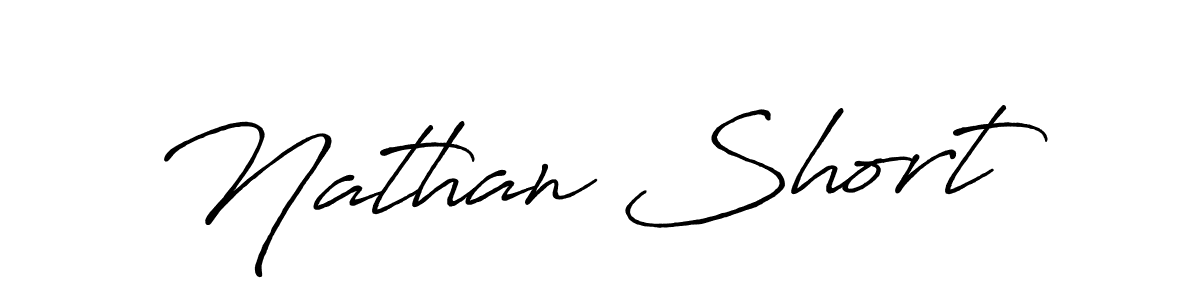 Also we have Nathan Short name is the best signature style. Create professional handwritten signature collection using Antro_Vectra_Bolder autograph style. Nathan Short signature style 7 images and pictures png