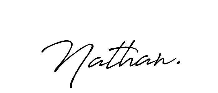 You should practise on your own different ways (Antro_Vectra_Bolder) to write your name (Nathan.) in signature. don't let someone else do it for you. Nathan. signature style 7 images and pictures png