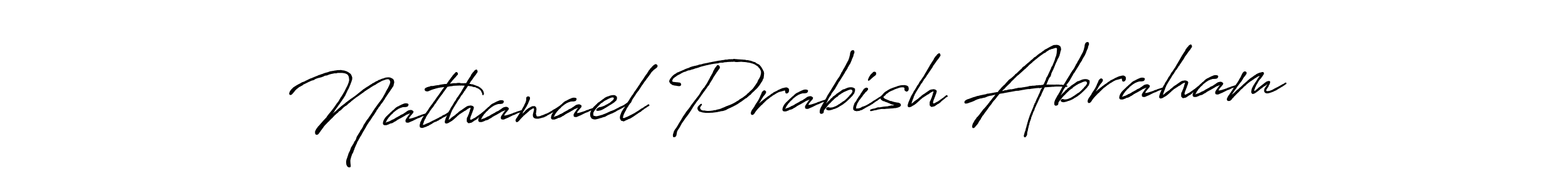Also You can easily find your signature by using the search form. We will create Nathanael Prabish Abraham name handwritten signature images for you free of cost using Antro_Vectra_Bolder sign style. Nathanael Prabish Abraham signature style 7 images and pictures png