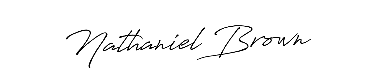 Use a signature maker to create a handwritten signature online. With this signature software, you can design (Antro_Vectra_Bolder) your own signature for name Nathaniel Brown. Nathaniel Brown signature style 7 images and pictures png