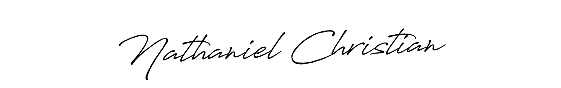 How to make Nathaniel Christian signature? Antro_Vectra_Bolder is a professional autograph style. Create handwritten signature for Nathaniel Christian name. Nathaniel Christian signature style 7 images and pictures png