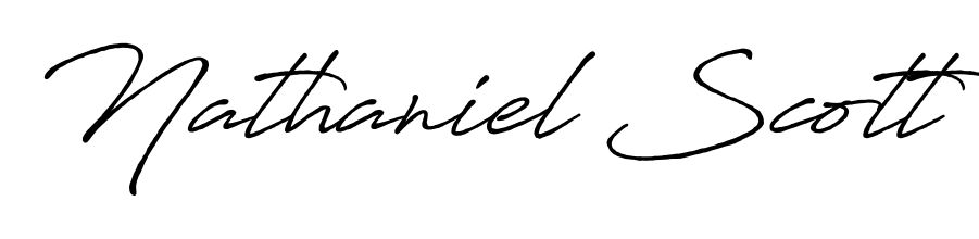 Download transparent PNG signature for name Nathaniel Scott styled with Antro_Vectra_Bolder font. Ready to paste directly into PDF and Word agreements. Nathaniel Scott signature style 7 images and pictures png