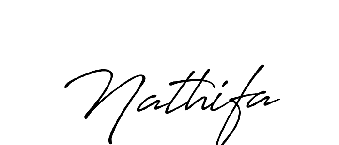 Also You can easily find your signature by using the search form. We will create Nathifa name handwritten signature images for you free of cost using Antro_Vectra_Bolder sign style. Nathifa signature style 7 images and pictures png