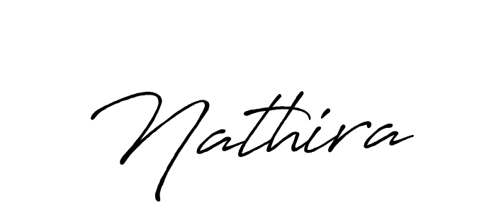 Also we have Nathira name is the best signature style. Create professional handwritten signature collection using Antro_Vectra_Bolder autograph style. Nathira signature style 7 images and pictures png