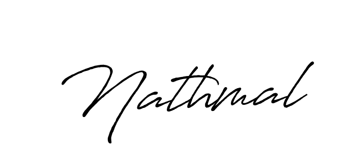Make a beautiful signature design for name Nathmal. Use this online signature maker to create a handwritten signature for free. Nathmal signature style 7 images and pictures png