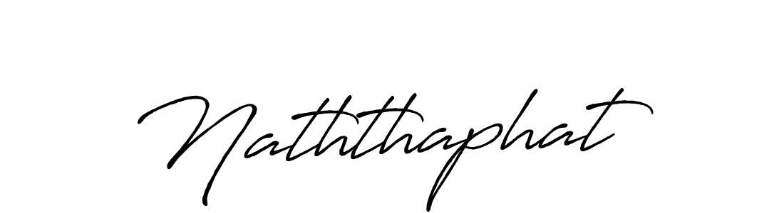 Make a beautiful signature design for name Naththaphat. With this signature (Antro_Vectra_Bolder) style, you can create a handwritten signature for free. Naththaphat signature style 7 images and pictures png