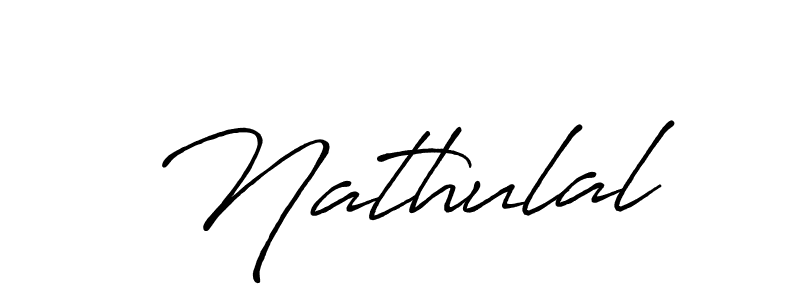 You should practise on your own different ways (Antro_Vectra_Bolder) to write your name (Nathulal) in signature. don't let someone else do it for you. Nathulal signature style 7 images and pictures png
