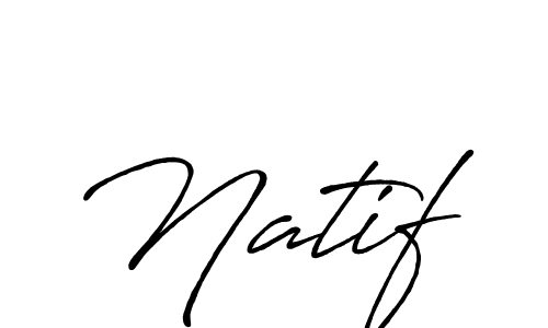 You should practise on your own different ways (Antro_Vectra_Bolder) to write your name (Natif) in signature. don't let someone else do it for you. Natif signature style 7 images and pictures png