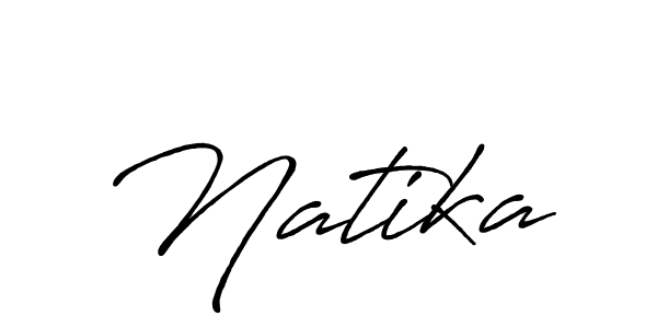 Also we have Natika name is the best signature style. Create professional handwritten signature collection using Antro_Vectra_Bolder autograph style. Natika signature style 7 images and pictures png