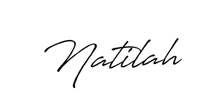 Similarly Antro_Vectra_Bolder is the best handwritten signature design. Signature creator online .You can use it as an online autograph creator for name Natilah. Natilah signature style 7 images and pictures png