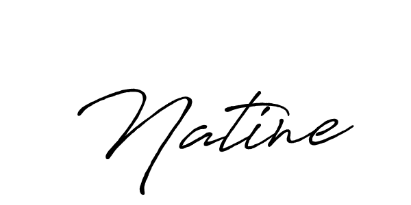 Best and Professional Signature Style for Natine. Antro_Vectra_Bolder Best Signature Style Collection. Natine signature style 7 images and pictures png