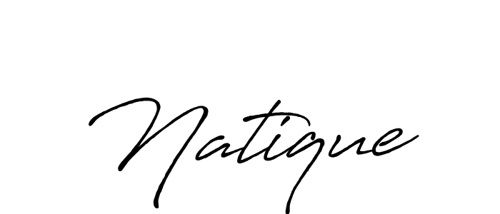 Make a beautiful signature design for name Natique. Use this online signature maker to create a handwritten signature for free. Natique signature style 7 images and pictures png