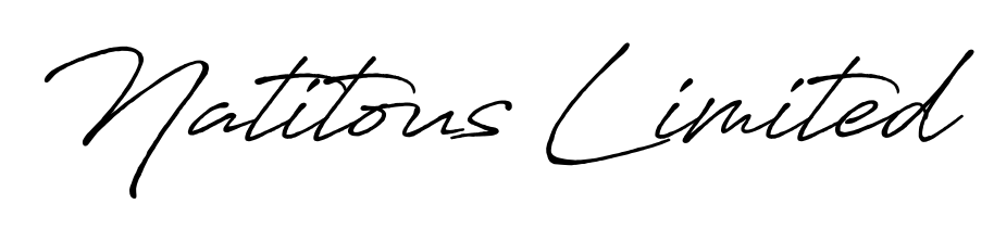 Enhance your business communications with Natitous Limited signature in Antro_Vectra_Bolder lettering. Clean, modern, and universally compatible. Natitous Limited signature style 7 images and pictures png