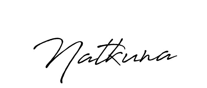 Design your own signature with our free online signature maker. With this signature software, you can create a handwritten (Antro_Vectra_Bolder) signature for name Natkuna. Natkuna signature style 7 images and pictures png