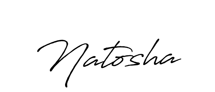 You should practise on your own different ways (Antro_Vectra_Bolder) to write your name (Natosha) in signature. don't let someone else do it for you. Natosha signature style 7 images and pictures png