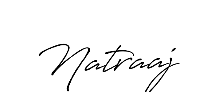 How to make Natraaj name signature. Use Antro_Vectra_Bolder style for creating short signs online. This is the latest handwritten sign. Natraaj signature style 7 images and pictures png