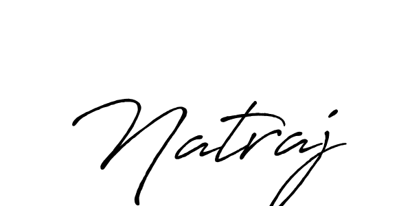 Create a beautiful signature design for name Natraj. With this signature (Antro_Vectra_Bolder) fonts, you can make a handwritten signature for free. Natraj signature style 7 images and pictures png