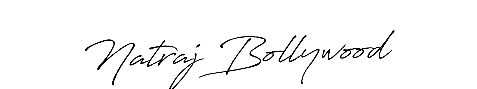 Create a beautiful signature design for name Natraj Bollywood. With this signature (Antro_Vectra_Bolder) fonts, you can make a handwritten signature for free. Natraj Bollywood signature style 7 images and pictures png