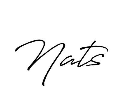 Check out images of Autograph of Nats name. Actor Nats Signature Style. Antro_Vectra_Bolder is a professional sign style online. Nats signature style 7 images and pictures png