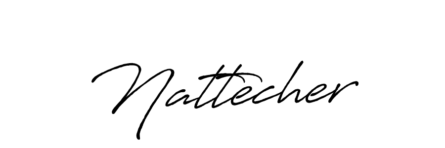 Antro_Vectra_Bolder is a professional signature style that is perfect for those who want to add a touch of class to their signature. It is also a great choice for those who want to make their signature more unique. Get Nattecher name to fancy signature for free. Nattecher signature style 7 images and pictures png