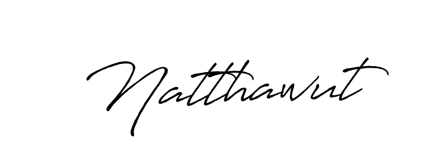 You should practise on your own different ways (Antro_Vectra_Bolder) to write your name (Natthawut) in signature. don't let someone else do it for you. Natthawut signature style 7 images and pictures png