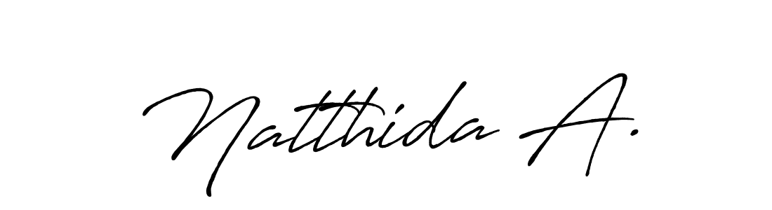 Once you've used our free online signature maker to create your best signature Antro_Vectra_Bolder style, it's time to enjoy all of the benefits that Natthida A. name signing documents. Natthida A. signature style 7 images and pictures png