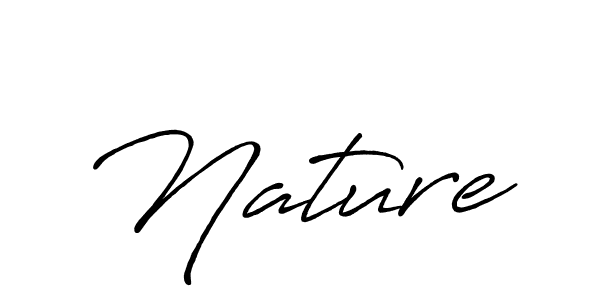 It looks lik you need a new signature style for name Nature. Design unique handwritten (Antro_Vectra_Bolder) signature with our free signature maker in just a few clicks. Nature signature style 7 images and pictures png