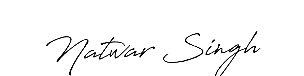 How to make Natwar Singh signature? Antro_Vectra_Bolder is a professional autograph style. Create handwritten signature for Natwar Singh name. Natwar Singh signature style 7 images and pictures png