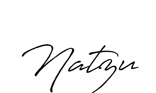 Make a beautiful signature design for name Natzu. With this signature (Antro_Vectra_Bolder) style, you can create a handwritten signature for free. Natzu signature style 7 images and pictures png