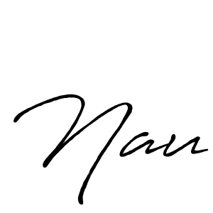 How to Draw Nau signature style? Antro_Vectra_Bolder is a latest design signature styles for name Nau. Nau signature style 7 images and pictures png