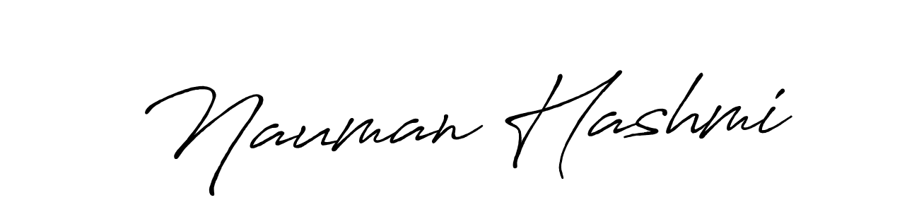 Nauman Hashmi stylish signature style. Best Handwritten Sign (Antro_Vectra_Bolder) for my name. Handwritten Signature Collection Ideas for my name Nauman Hashmi. Nauman Hashmi signature style 7 images and pictures png